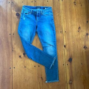 Lucky Brand Frayed Bottom Jeans